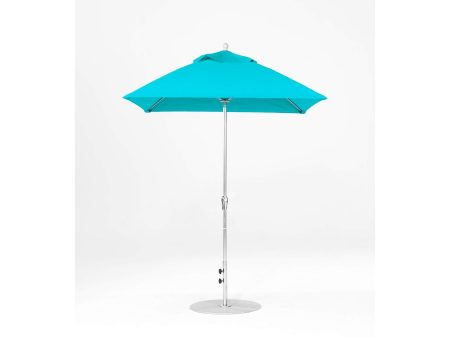 6.5 Ft Square Frankford Patio Umbrella | Crank Lift Mechanism Hot on Sale