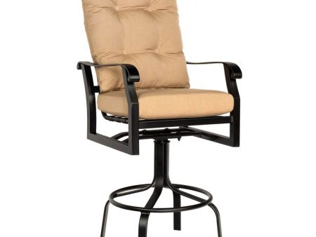 Woodard Cortland Cushion Swivel Bar Stool | 4Z0468 Online now