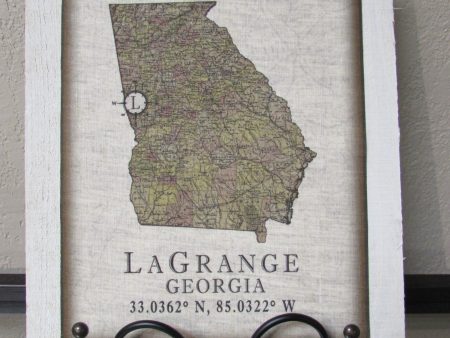 BF LaGrange Map Sign, Lg Discount