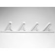 9 1 2  Long x 5 8  Wide 4 - Position White Bracket Item #30-904 Hot on Sale