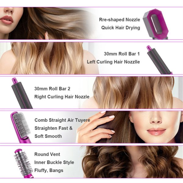 5 In 1 Hair Curler and Straightener Online