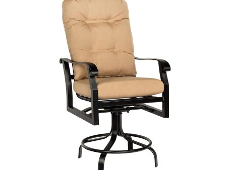 Woodard Cortland Cushion Swivel Counter Chair | 4Z0469 Online now