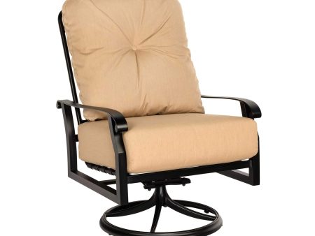 Woodard Cortland Cushion Big Man s Swivel Rocking Lounge Chair | 4Z0677 on Sale