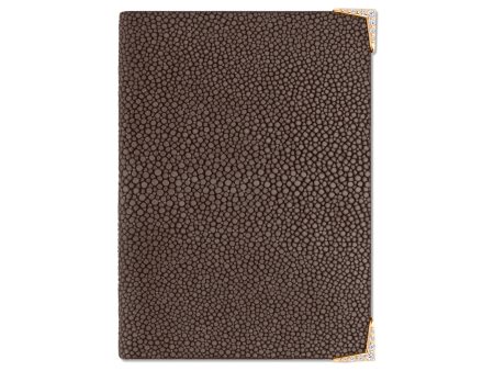 StingHD Diamond-Encrusted Rose Gold & Brown Stingray Leather Wallet Discount