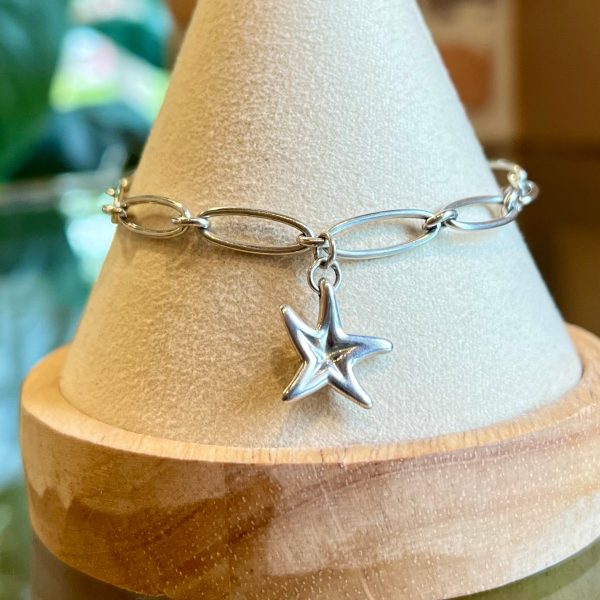 TIFFANY&CO. Elsa Peretti Starfish .925 Sterling Silver Link Bracelet Online now