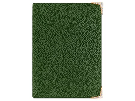 StingHD Diamond-Encrusted Rose Gold & Green Stingray Leather Wallet Sale