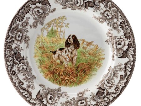 Woodland English Springer Spaniel Dinner Plate Online