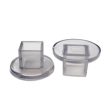 5 8  Square 1-1 2  Rd Flange Chair Leg Protector | Clear | Item 30-723 Supply