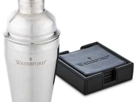 Waterford Cocktail Shaker and Coaster Set Supply