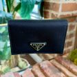 PRADA Black Nylon Card Wallet Discount