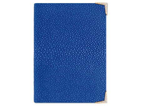 StingHD Diamond-Encrusted Rose Gold & Blue Stingray Leather Wallet For Sale