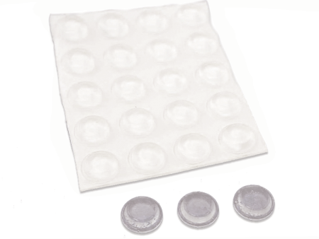 Self-Adhesive Clear (hemispherical) Bumpers | Pack of 25 Online Hot Sale