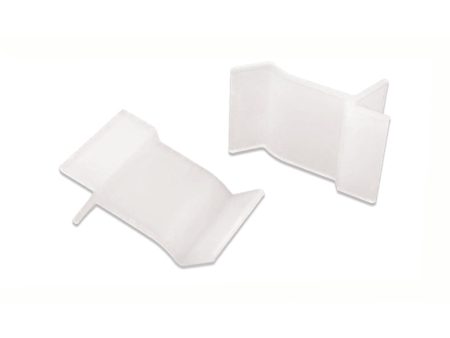 White Table Rim Clip | 1 1 4  x 3 4  | Item #30-917 | Pack of 8 Online Hot Sale