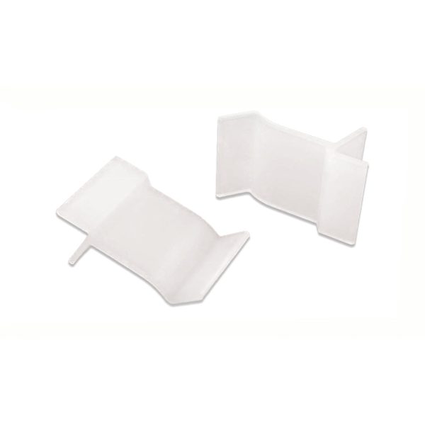 White Table Rim Clip | 1 1 4  x 3 4  | Item #30-917 | Pack of 8 Online Hot Sale