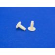 White Double Wrap Plastic Rivet: Qty 100 | Item #: 30-512 | Qty 100 For Cheap