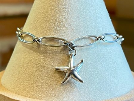 TIFFANY&CO. Elsa Peretti Starfish .925 Sterling Silver Link Bracelet Online now