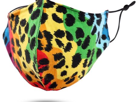 QD Adult Mask, Rainbow Leopard Online Hot Sale