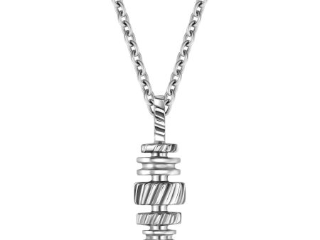 StingHD Racing: Solid Silver Camshaft Gear Pendant Necklace on Sale