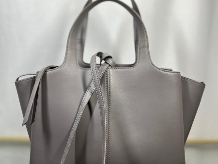 CELINE Tri-fold Medium Grey Shoulder Bag Supply