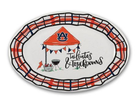 ML Auburn BBQ Oval Platter, 18x12 Cheap