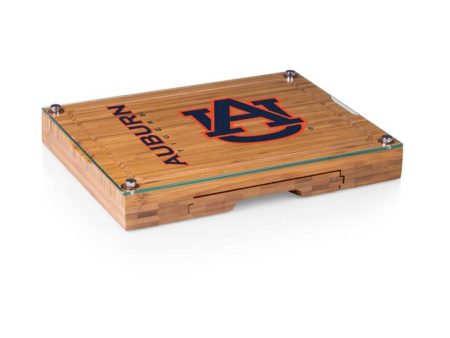 Picnic Time Auburn Tigers Concerto Cutting Board & Tools Online now