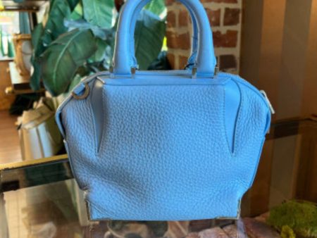 ALEXANDER WANG Emilie Blue Atlas Soft Pebbled Leather Two-Way Tote Bag TS3707 Fashion