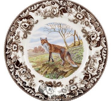 Woodland Red Fox Dinner Plate Online now