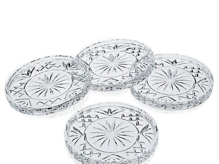 Dublin Crystal Coasters, Set of 4 Hot on Sale