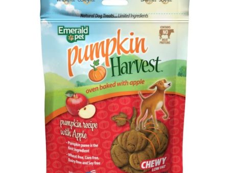 Emerald Pet Pumpkin Harvest Chewy Dog Treats Pumpkin Apple Online now