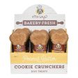 Etta Says! Cookie Cruncher Dog Treat Peanut Butter 24ea 5 in Hot on Sale