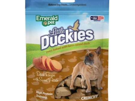 Emerald Pet Little Duckies Grain Free Dog Treats Duck Sweet Potato 5oz. Sale