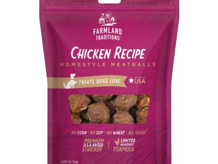 Farmland Traditions Homestyle Meatballs Dog Treats Chicken, 1ea 7oz. For Cheap