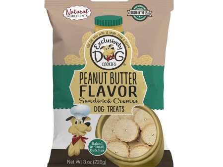 Exclusively Pet Sandwich Cremes Peanut Butter 8oz. For Sale