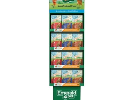 Emerald Pet Pumpkin Harvest Chewy Dog Treats Display Assorted 48 Pc For Cheap