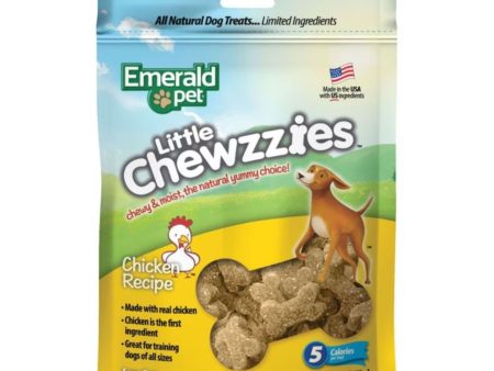 Emerald Pet Little Chewzzies Dog Treats Chicken 5oz. Supply