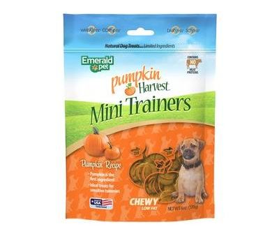 Emerald Pet Pumpkin Harvest Trainers Pumpkin Chewy Dog Treats 6oz. Hot on Sale