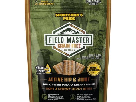 Field Master Active Hip & Joint Grainfree  Dog Treats Duck Sweet Potato Berry 5oz. For Cheap