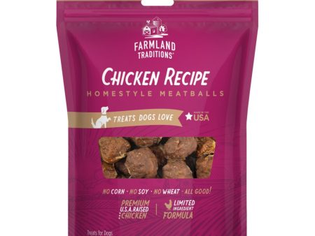 Farmland Traditions Homestyle Meatballs Dog Treats Chicken, 1ea 16oz. Online