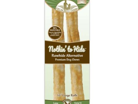 Fieldcrest Farms Nothin  To Hide Roll Dog Treat Chicken 1ea 10 in, LG, 2 pk Online