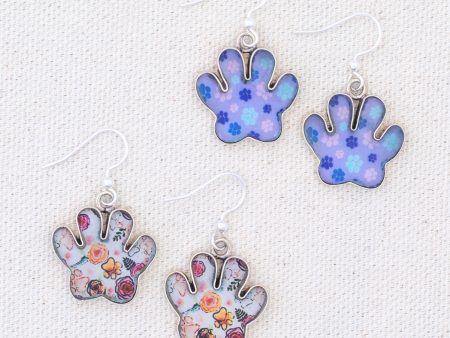 Paw Print Garden Earrings Discount