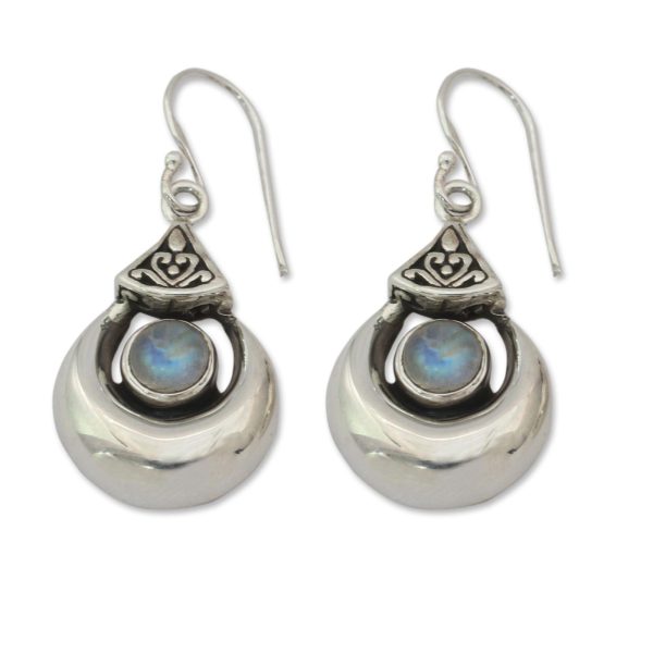 Goddess Fortunes Rainbow Moonstone Earrings Supply