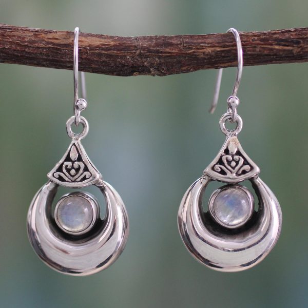 Goddess Fortunes Rainbow Moonstone Earrings Supply