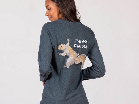 Squirrel Got Your Back Long Sleeve T-Shirt Discount