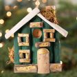 Handmade Recycled Driftwood Christmas House Ornament Hot on Sale