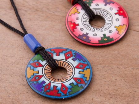 You and I Ceramic Pendant Necklaces Sale